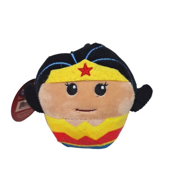 Hallmark Wonder Woman Fluffballs Christmas Holiday Plush Ornament Decoration 4" - Picture 1 of 6